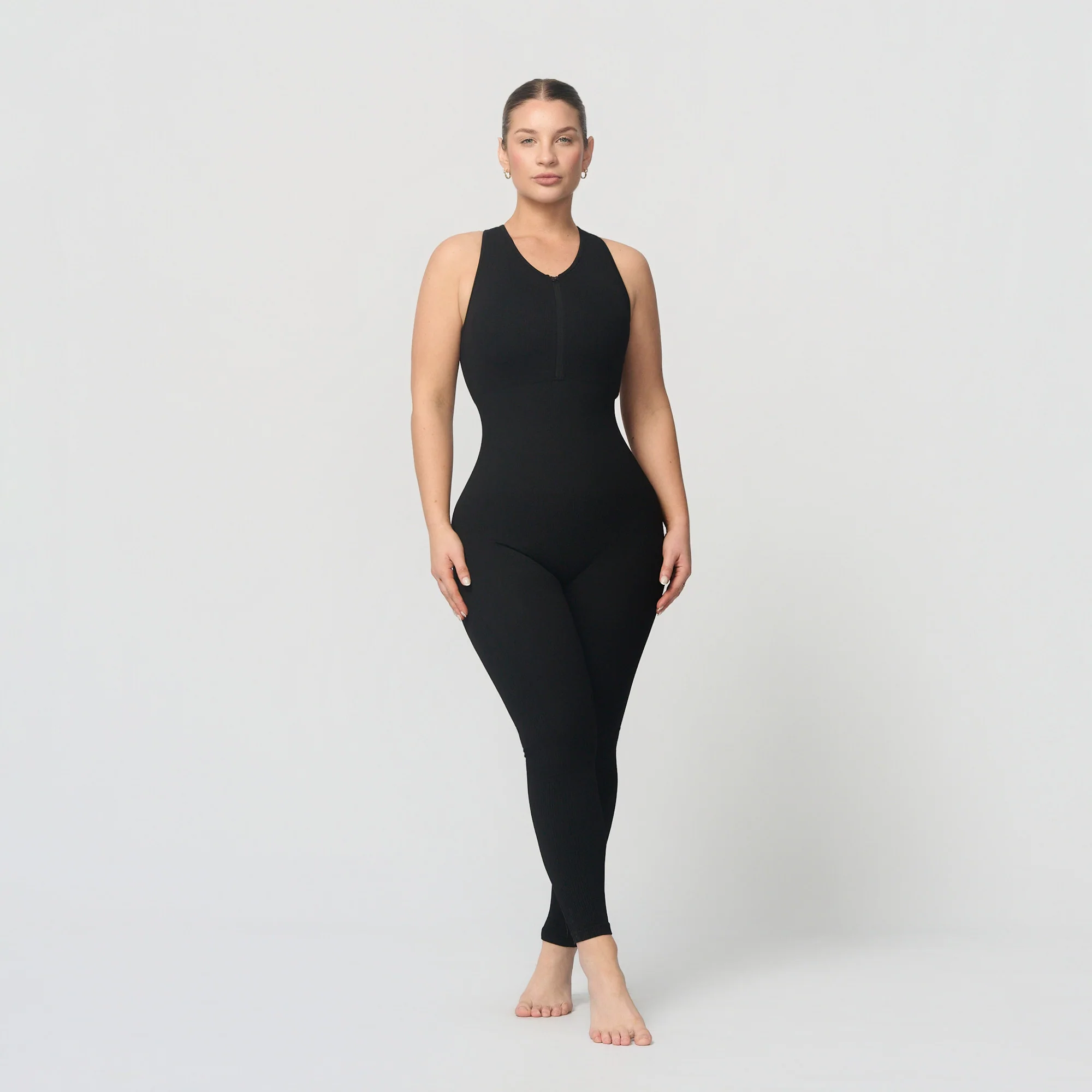 Shaping jumpsuit med glidelås - Image 5