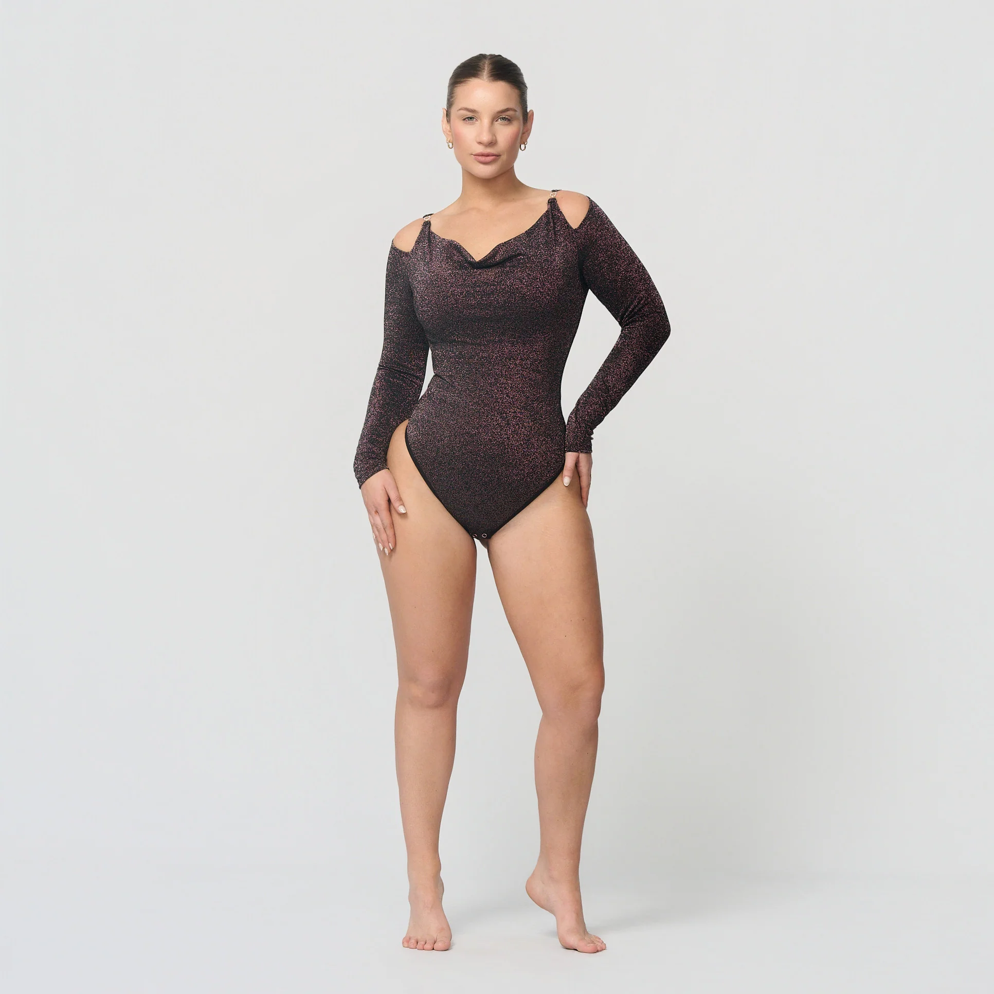 Shapingbody med drapert utringning - Image 2