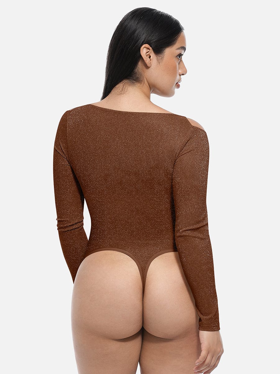 Shapingbody med drapert utringning - Image 4