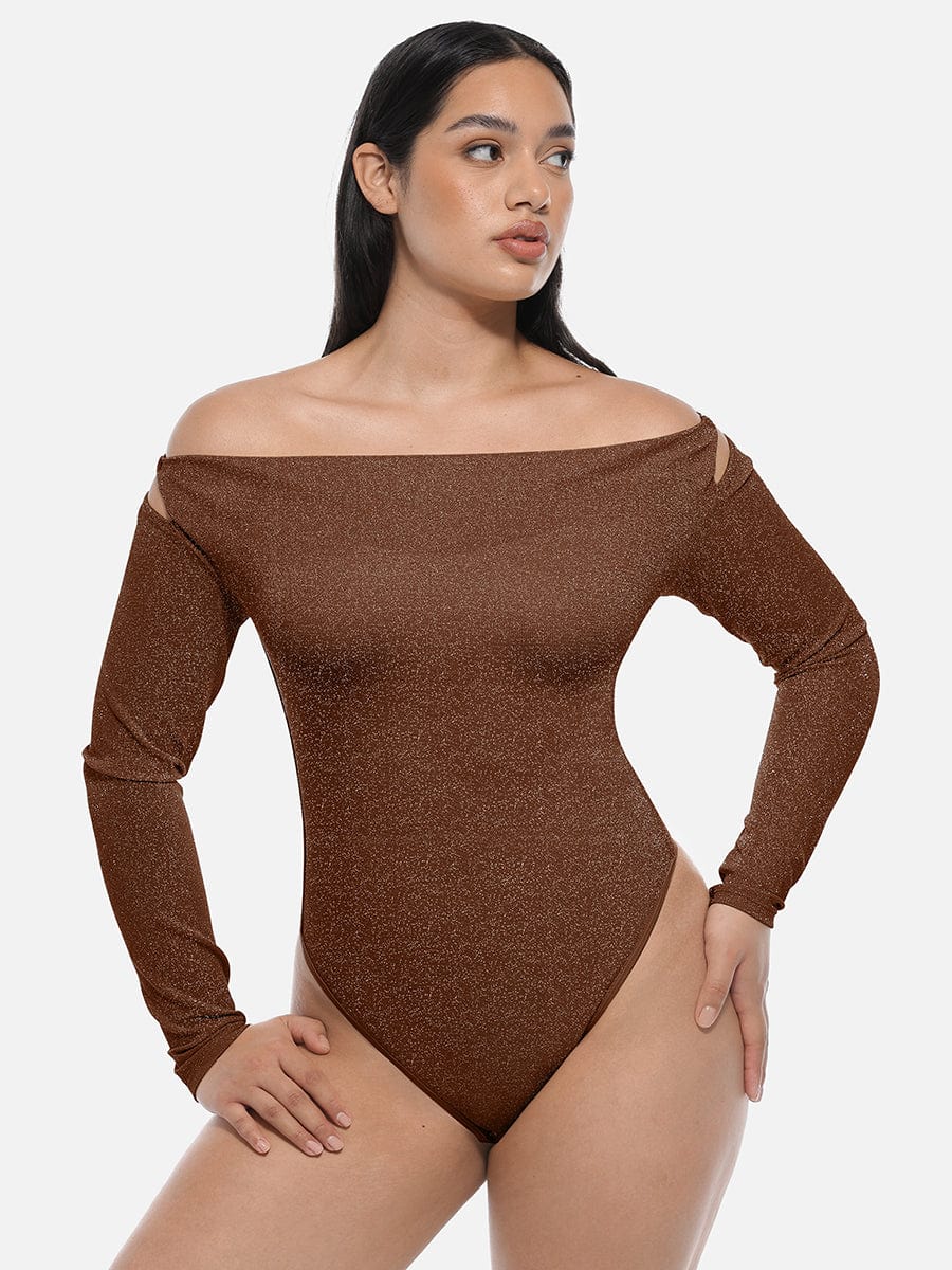 Shapingbody med drapert utringning - Image 7