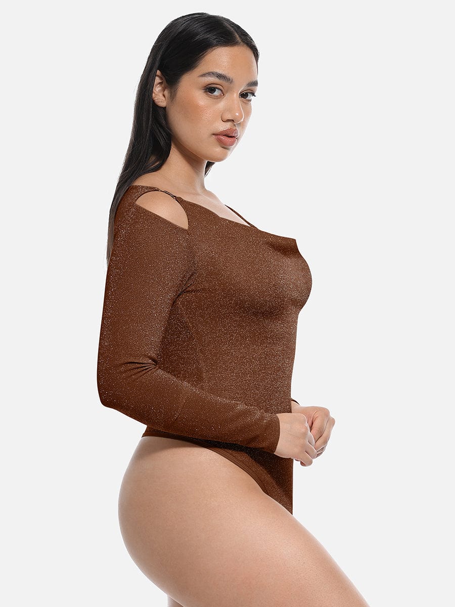 Shapingbody med drapert utringning - Image 8