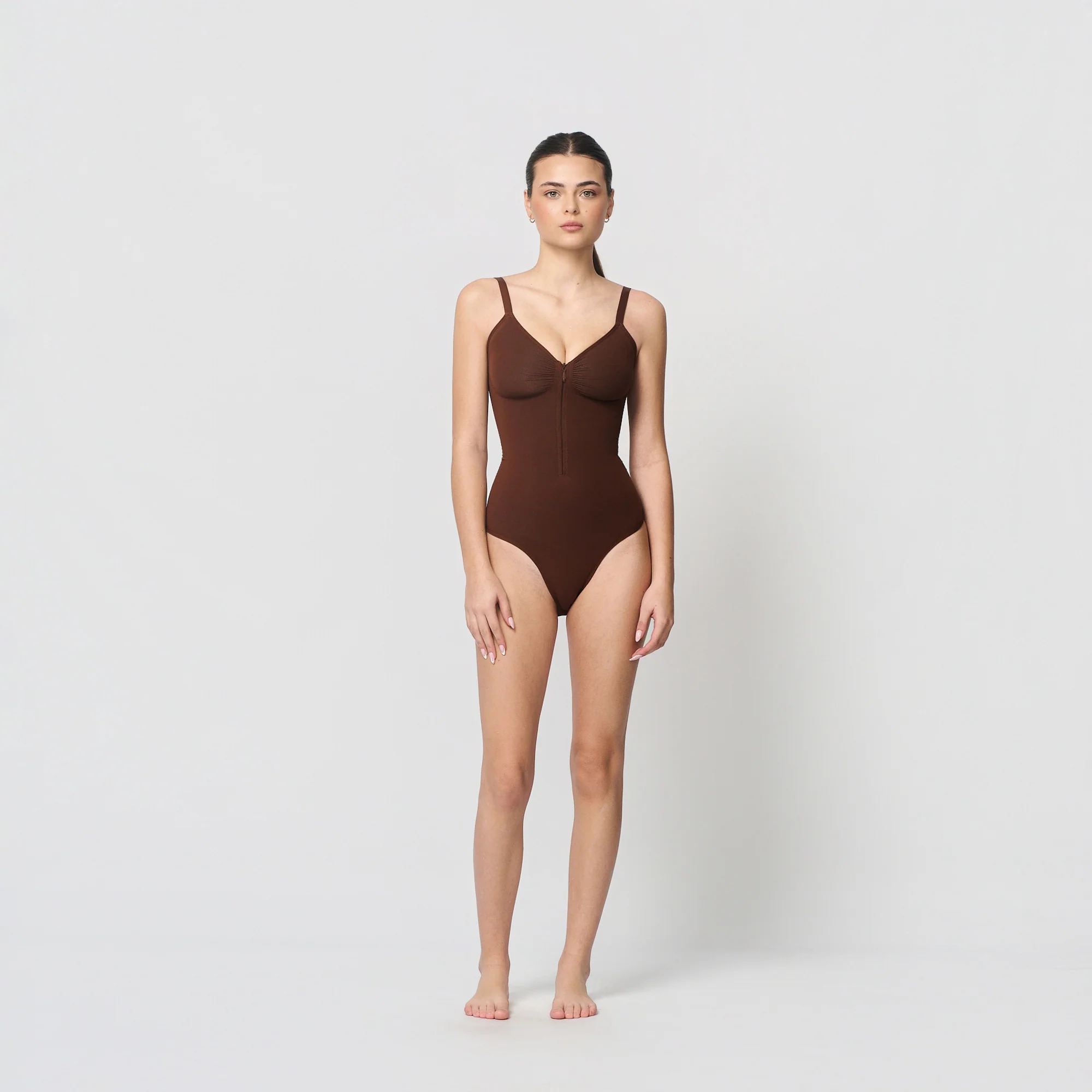 Shapingbody med glidelås og hemper - Image 18