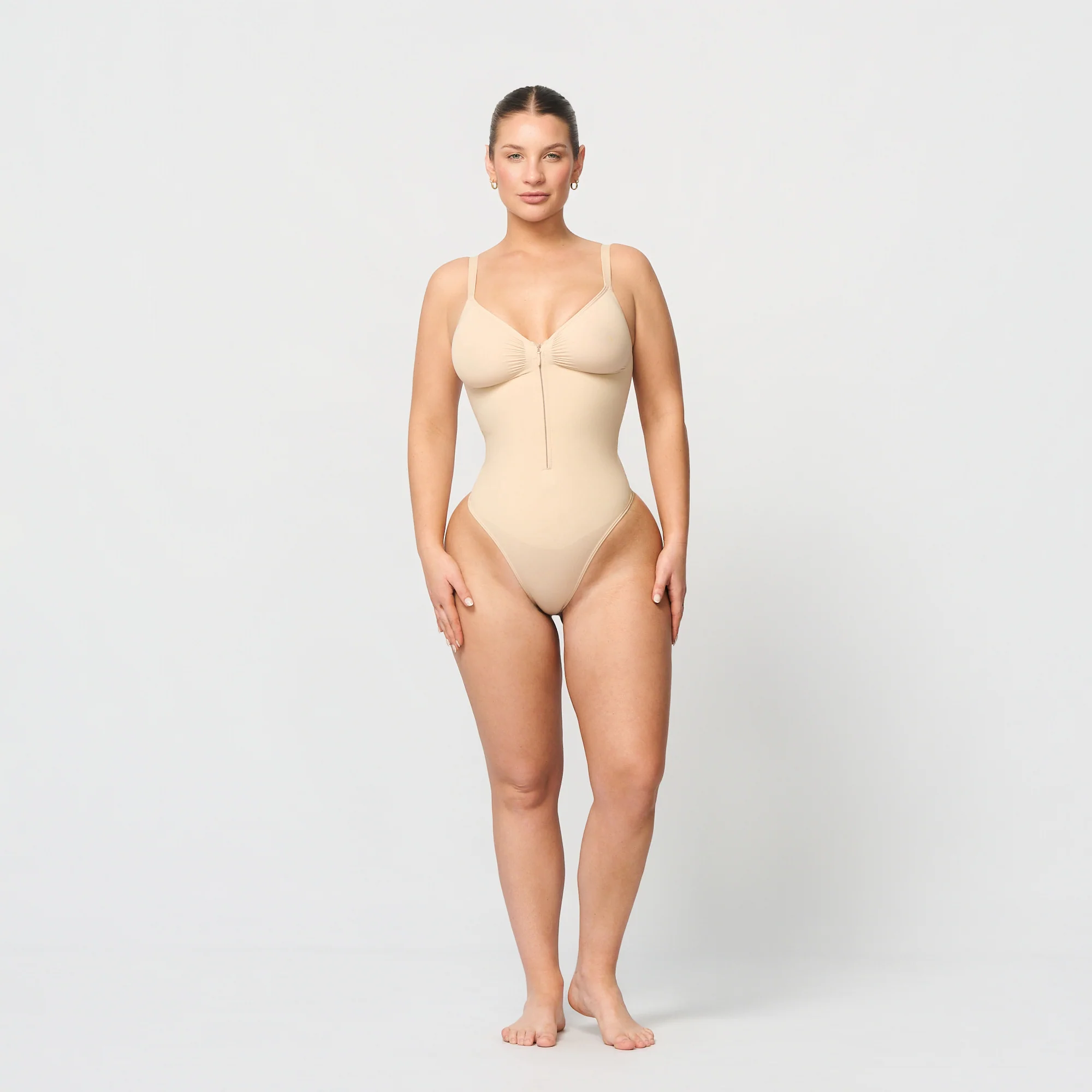 Shapingbody med glidelås og hemper - Image 33