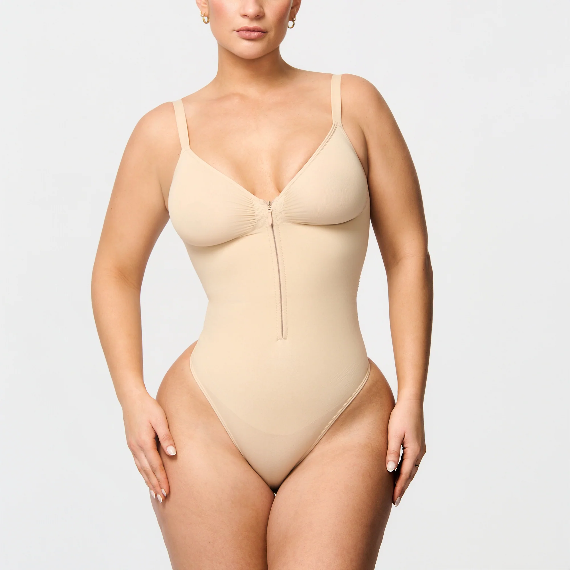 Shapingbody med glidelås og hemper - Image 36