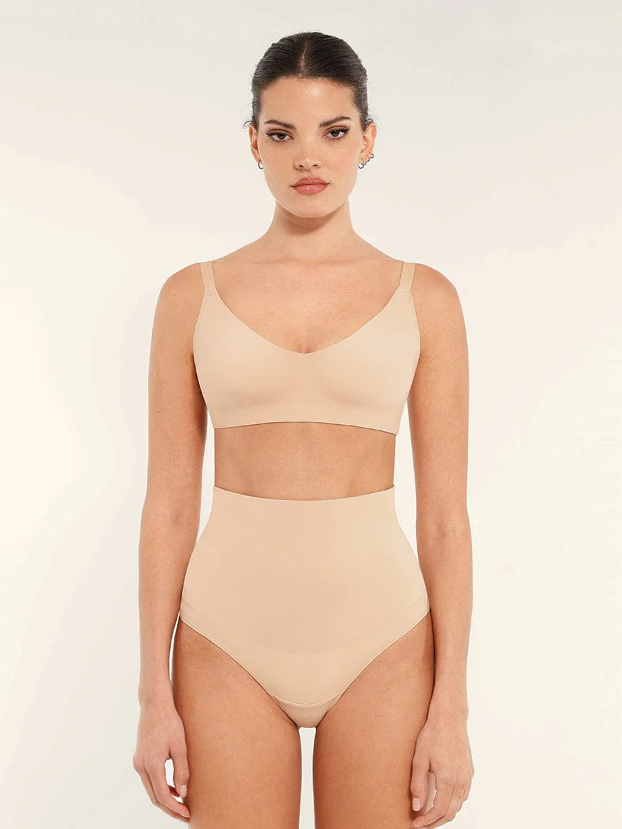 Sømløs bralette med V-utringning - Image 22