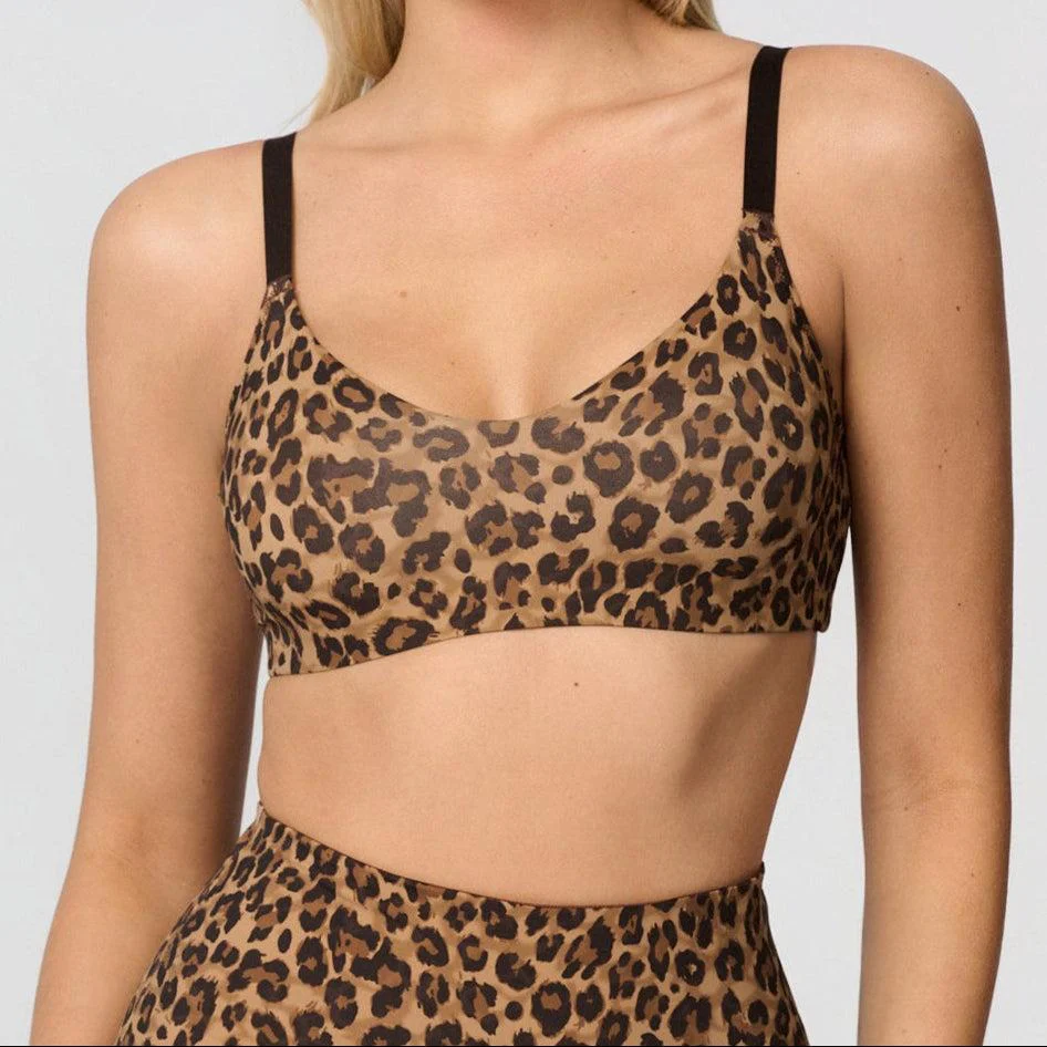 Sømløs bralette med V-utringning - Image 7