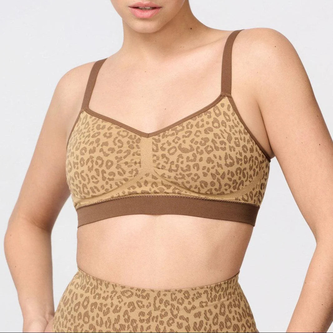 Sømløs bralette leopard - Image 4