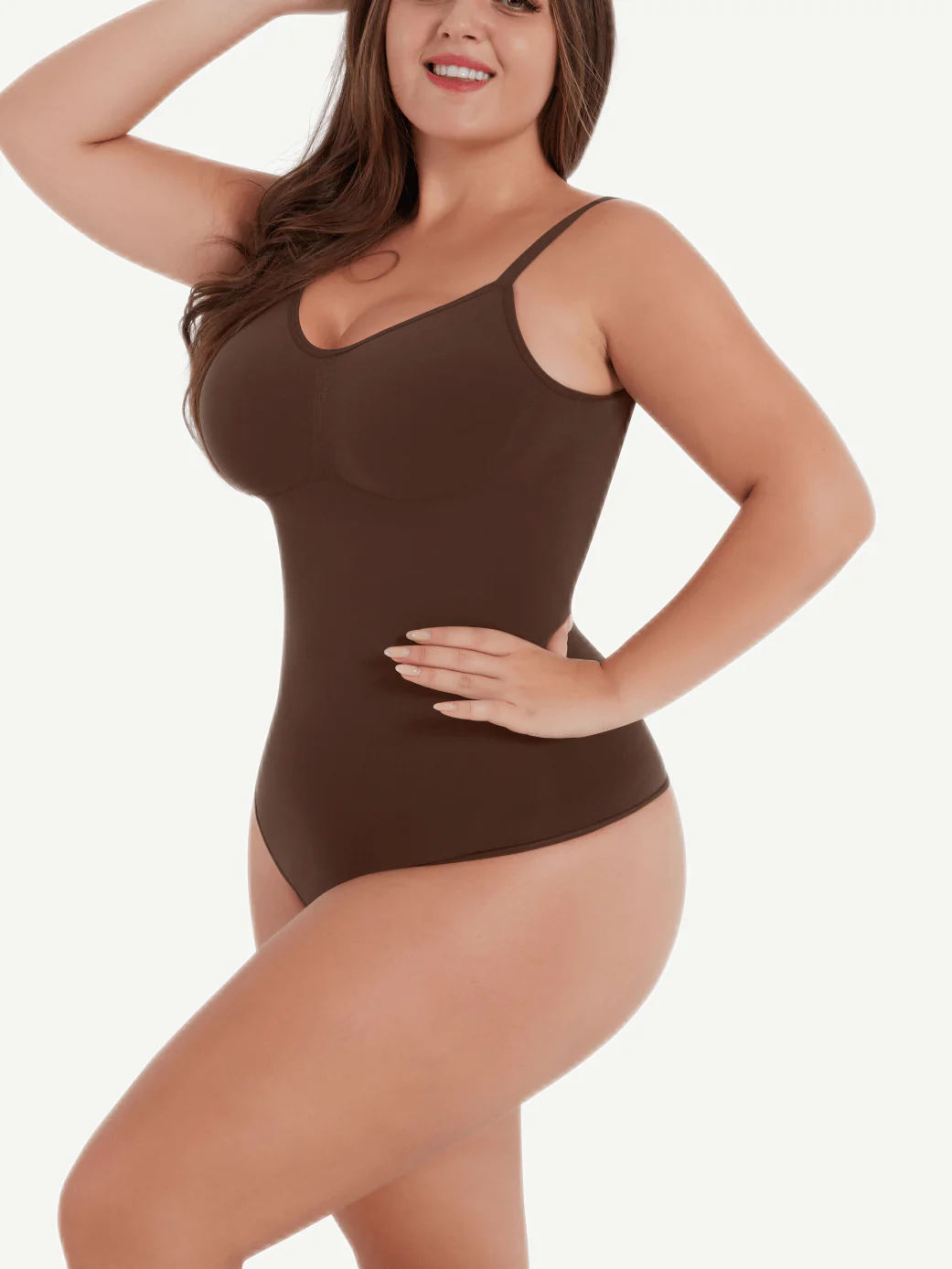 Sømløs shapingbody med åpen rygg - Image 3