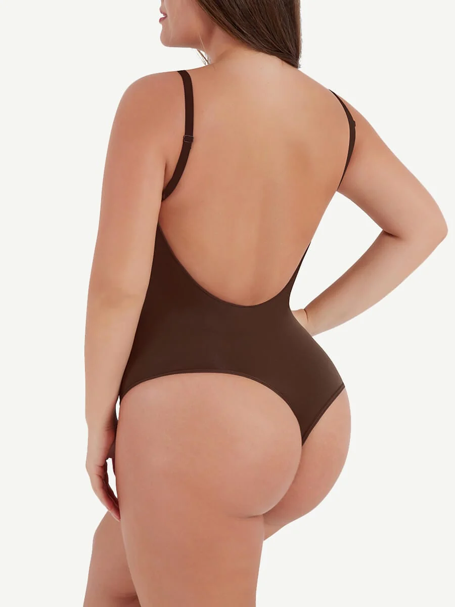 Sømløs shapingbody med åpen rygg - Image 4
