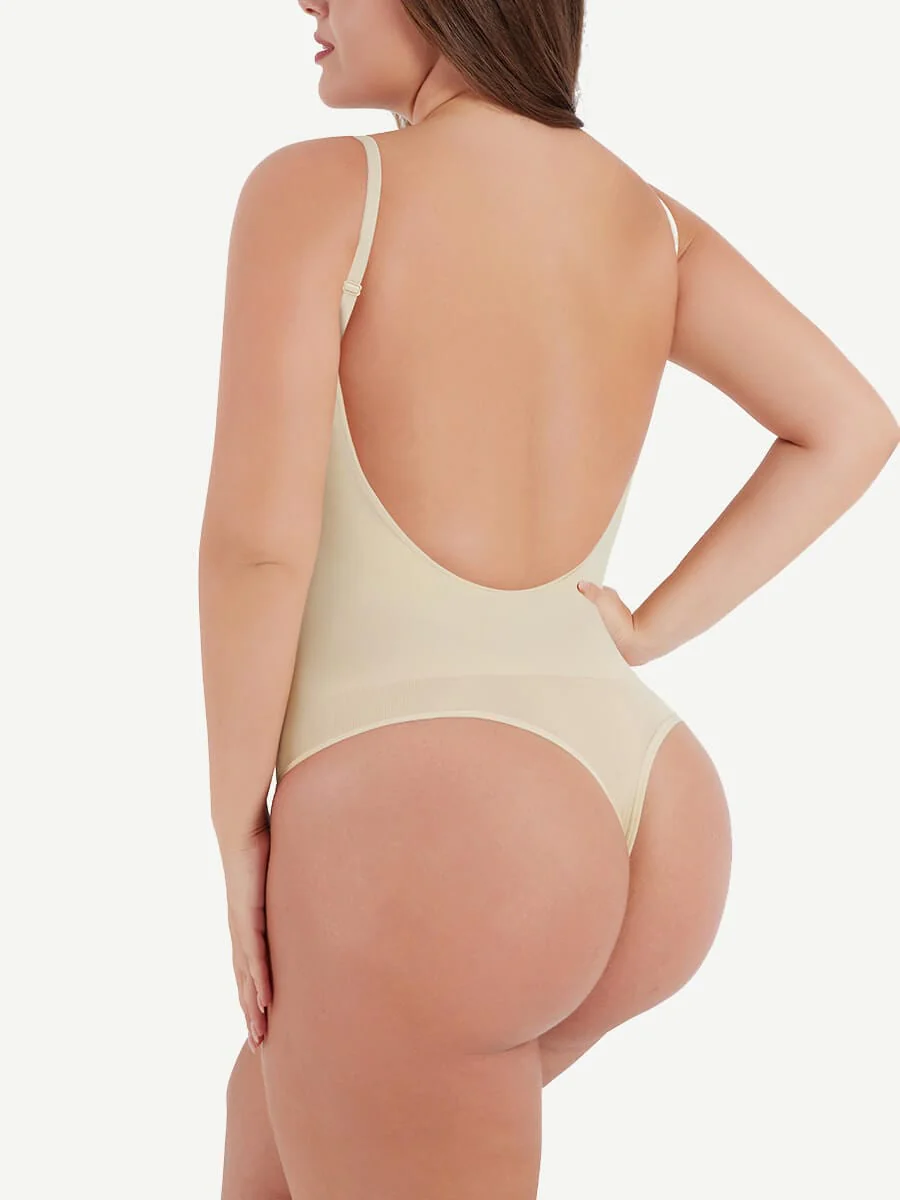 Sømløs shapingbody med åpen rygg - Image 9