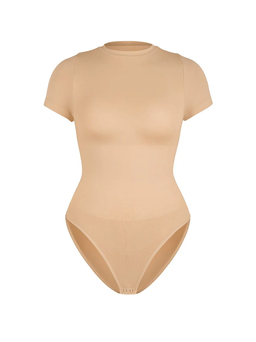 Sømløs shapingbody med korte ermer - Image 11