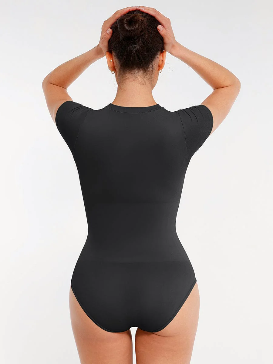 Sømløs shapingbody med korte ermer - Image 17