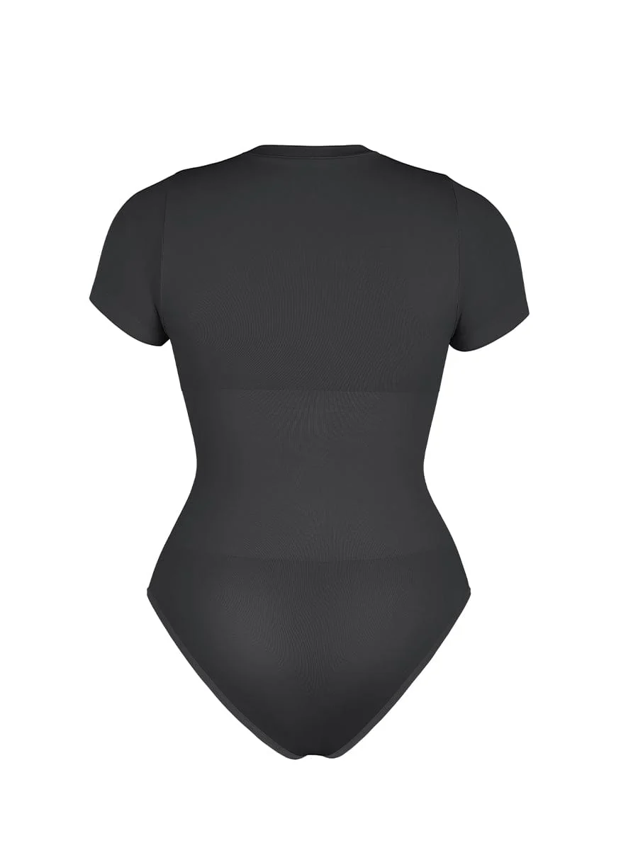 Sømløs shapingbody med korte ermer - Image 21
