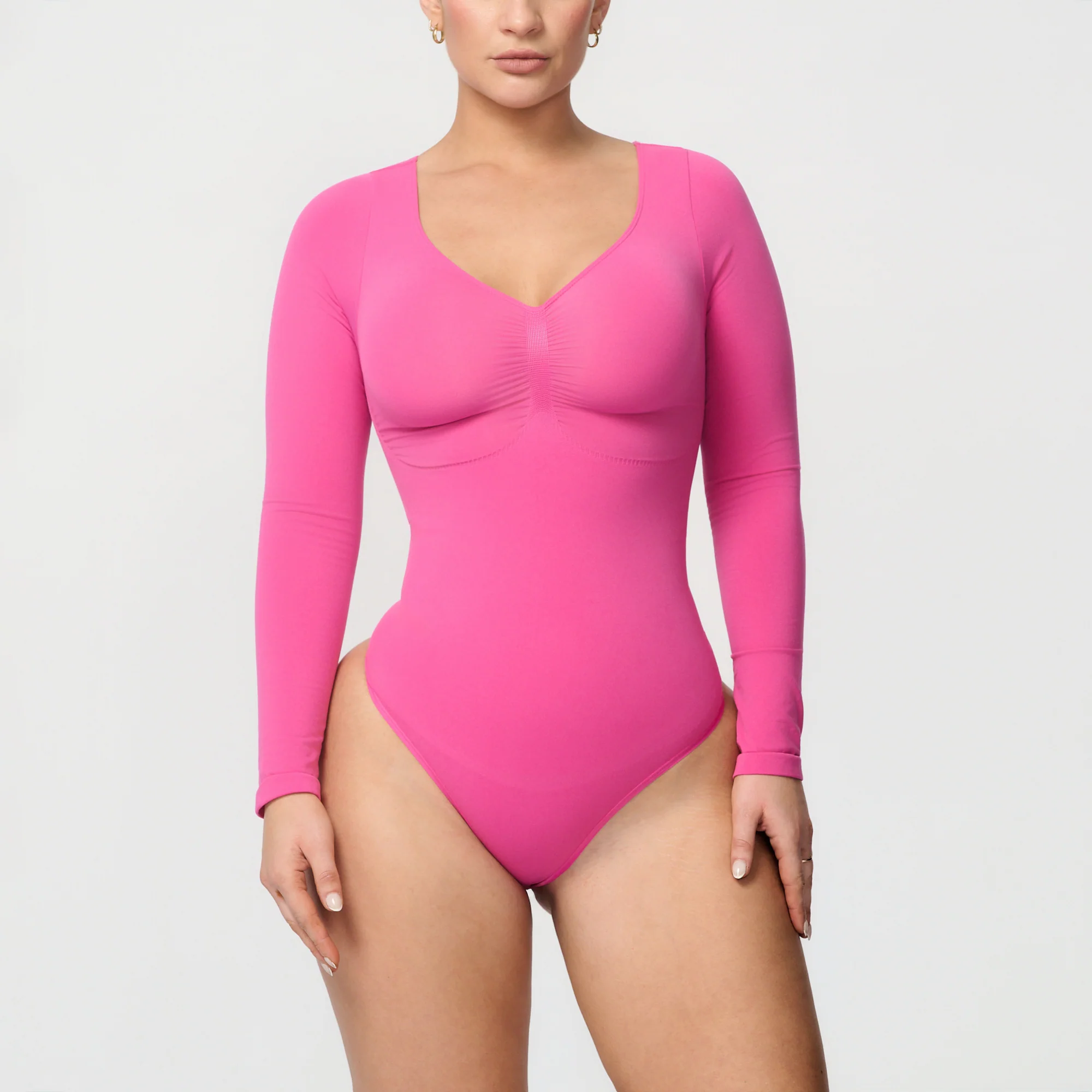 Sømløs shapingbody med lange ermer - Image 16