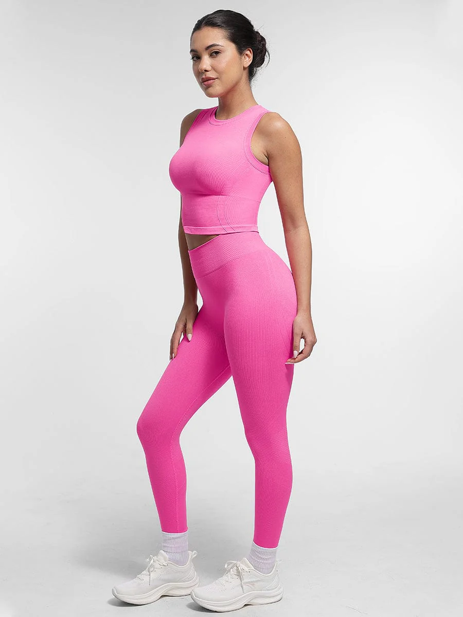 Sømløs yogashorts - Image 11