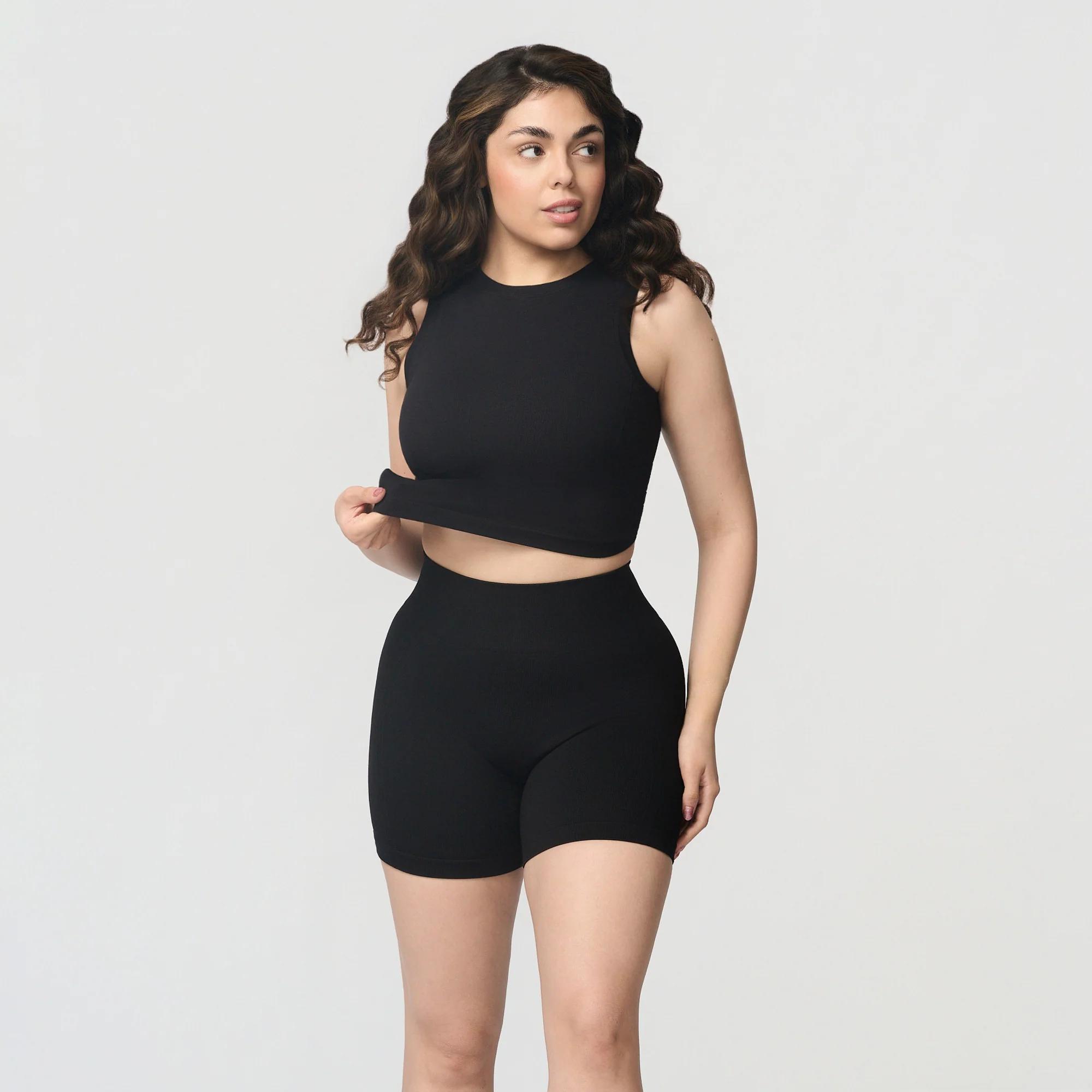 Sømløs yogashorts - Image 15