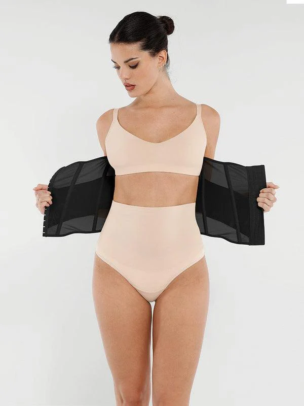 Waist trainer med pustende stoff - Image 3