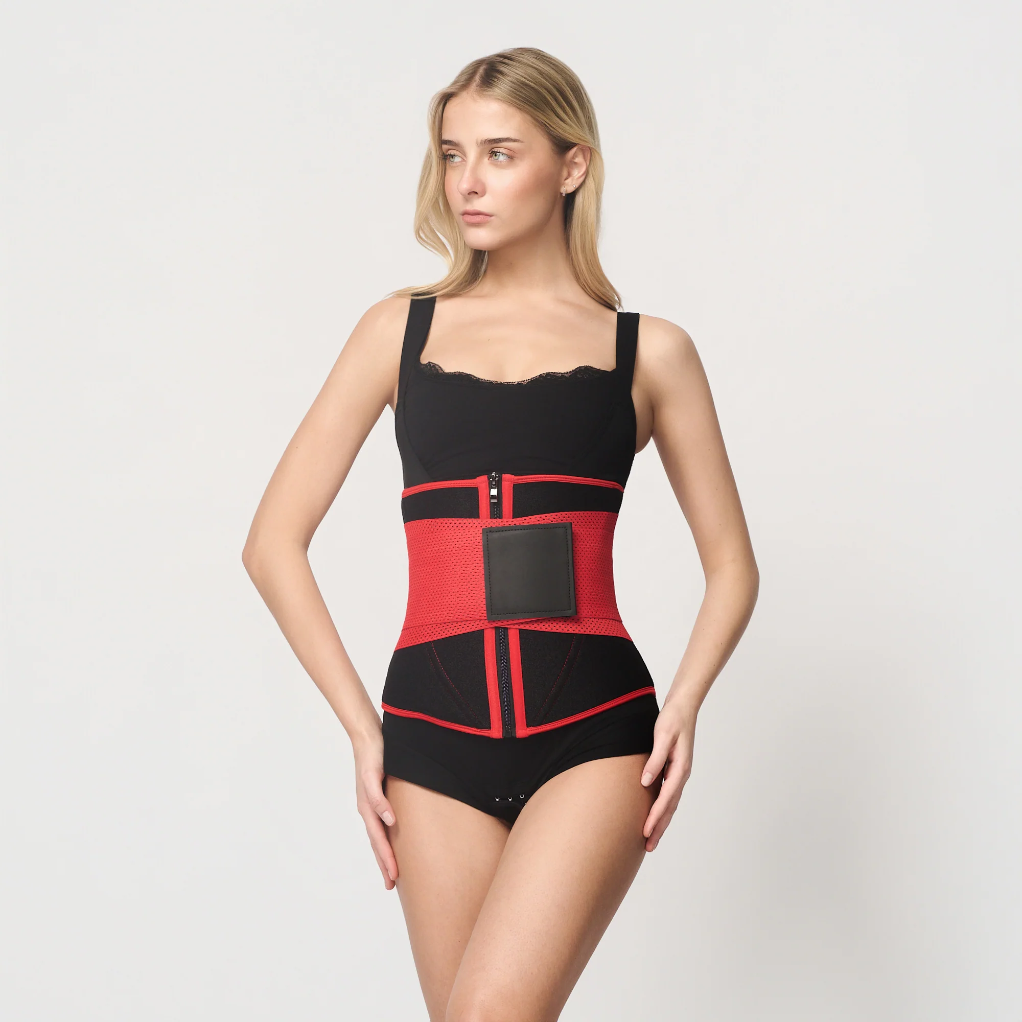 Waist trainer med glidelås og belte - Image 10
