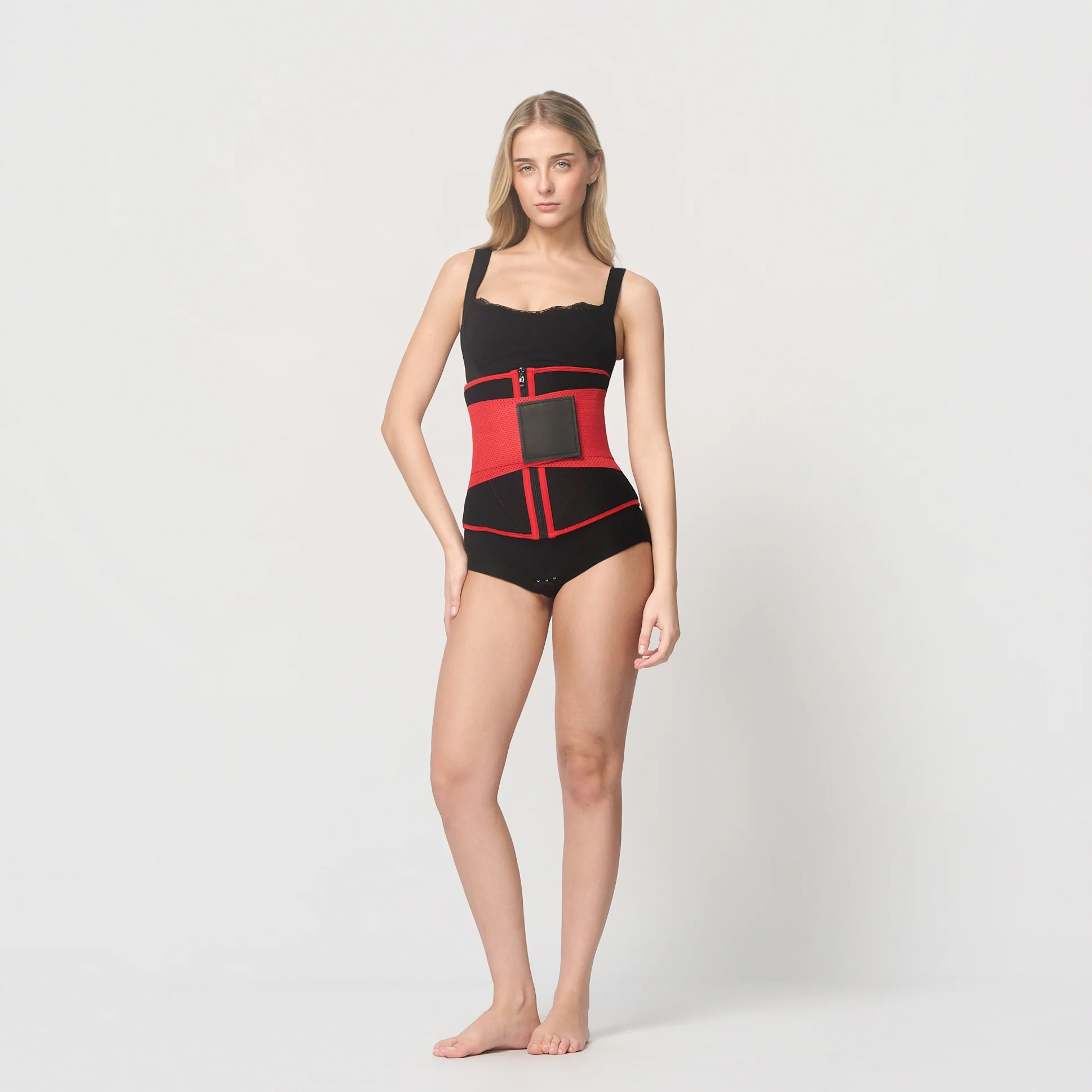 Waist trainer med glidelås og belte - Image 12