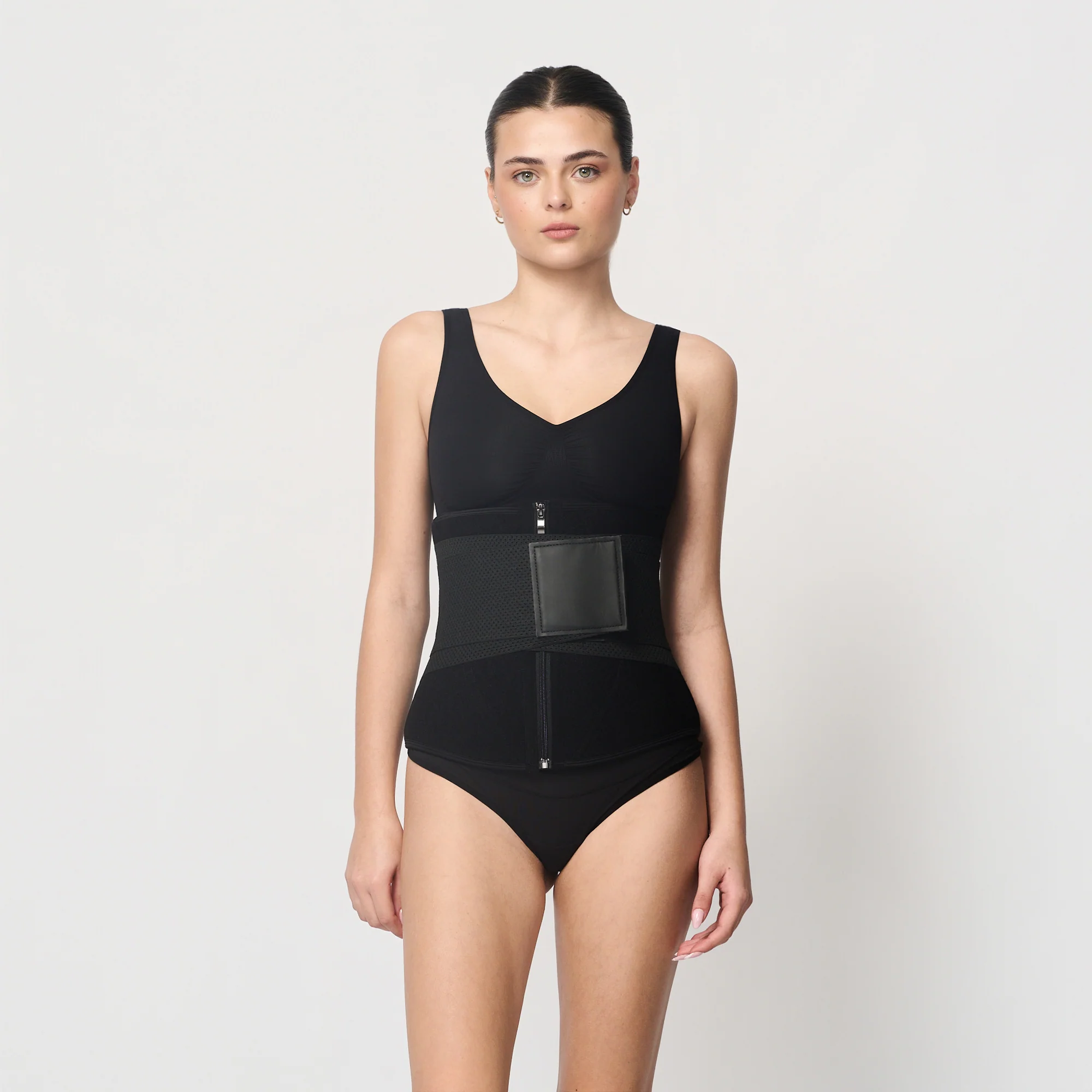 Waist trainer med glidelås og belte - Image 16